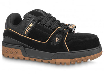 Louis Vuitton Trainer Maxi – Black & Brown Suede