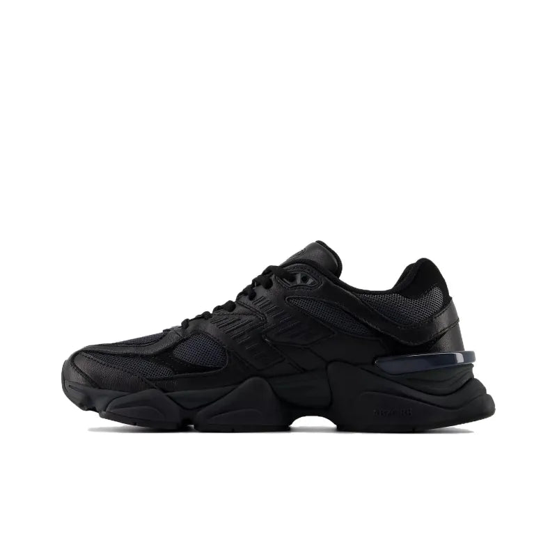 New Balance 9060 Triple Black Leather