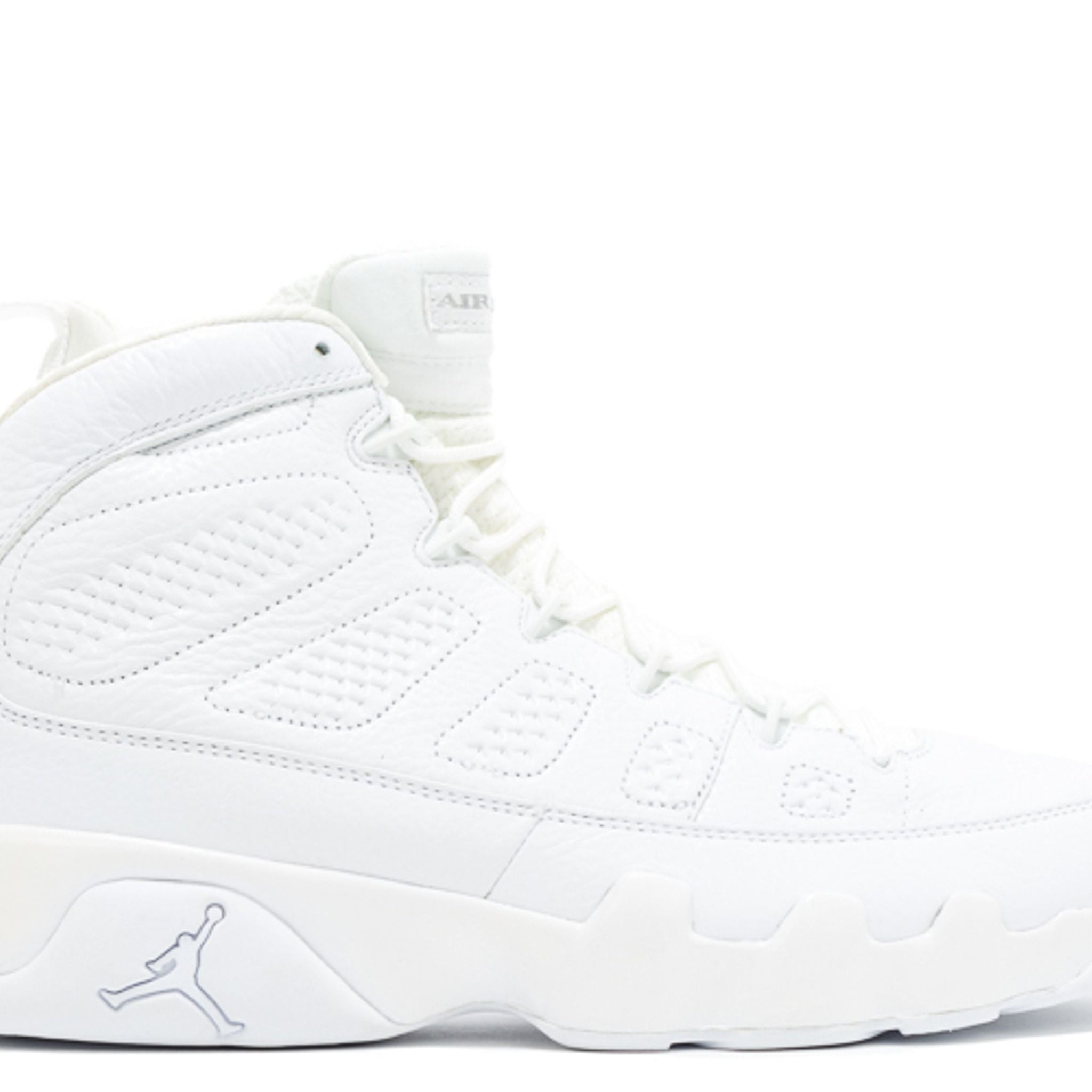 Nike Air Jordan 9 White Metallic Silver