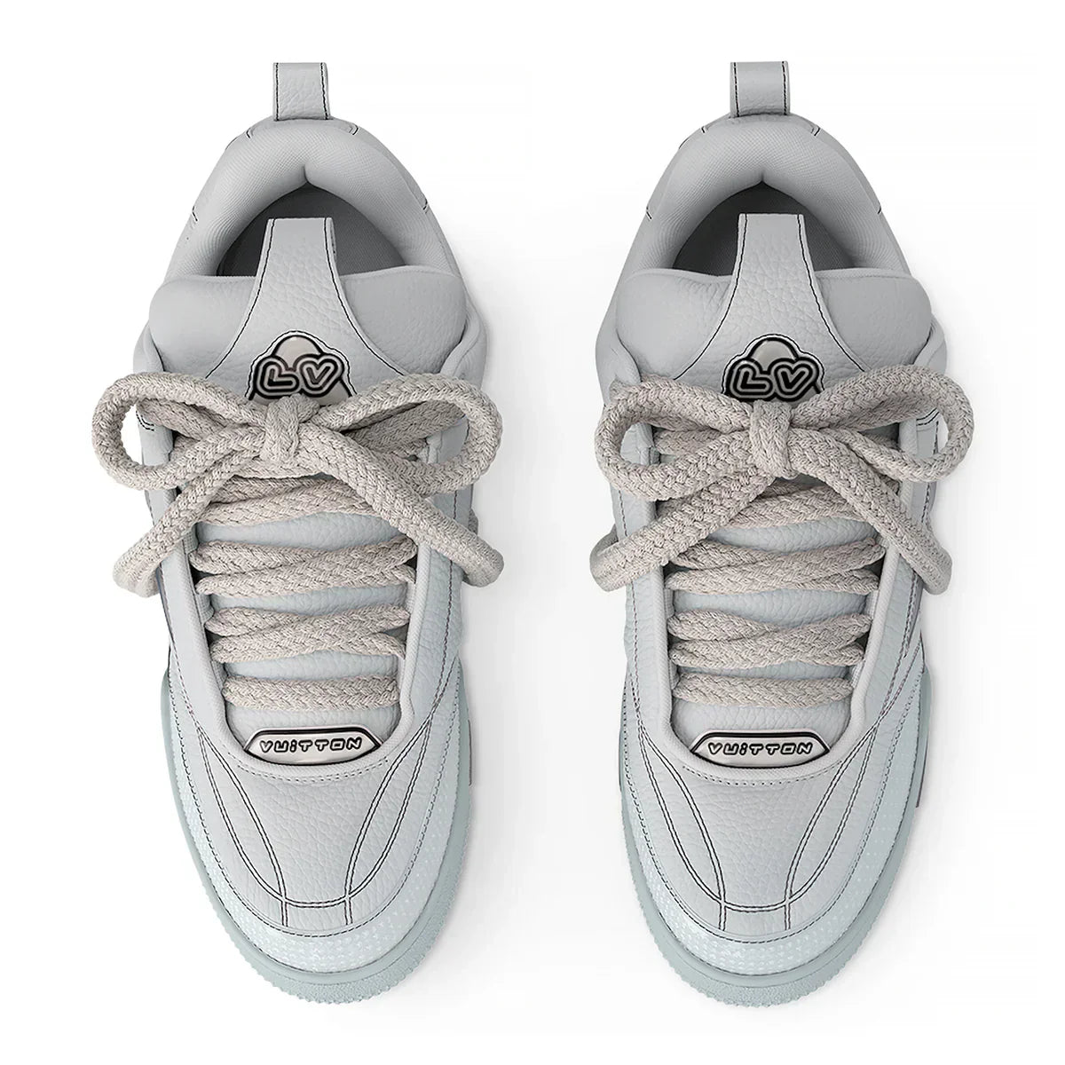 Louis Vuitton Skate Grey White